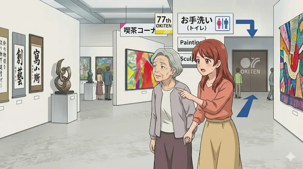 トイレへ連れていく