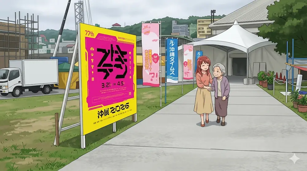 沖展入り口