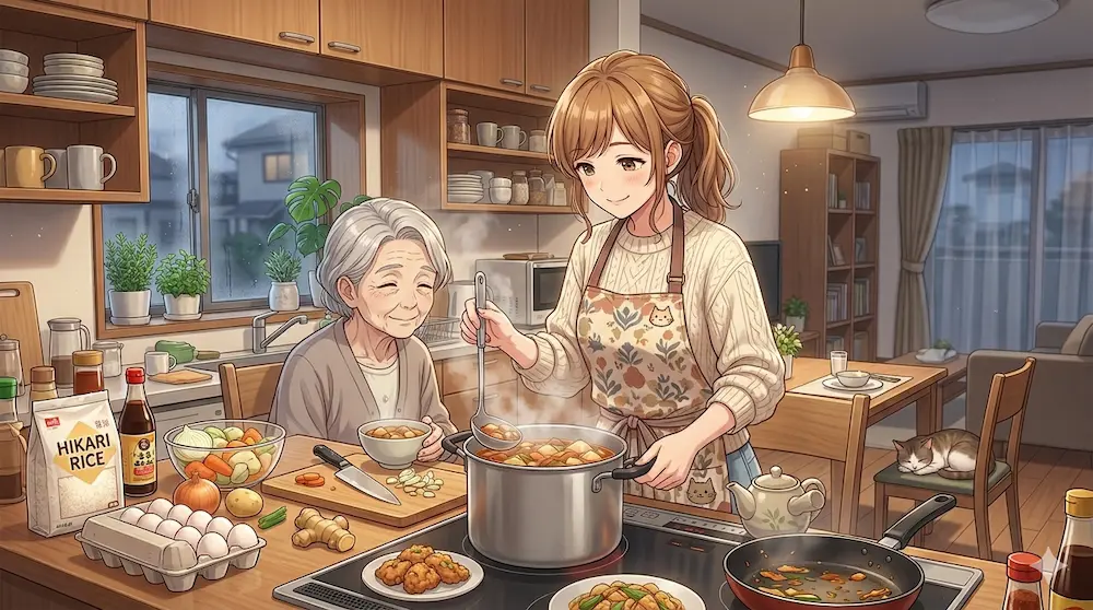 夕食風景