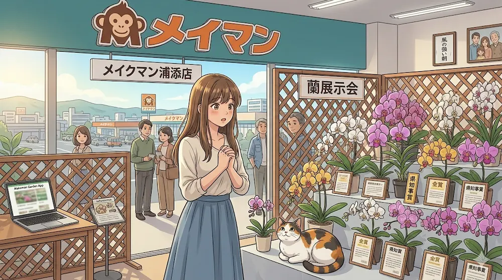 メイクマン欄の展示会