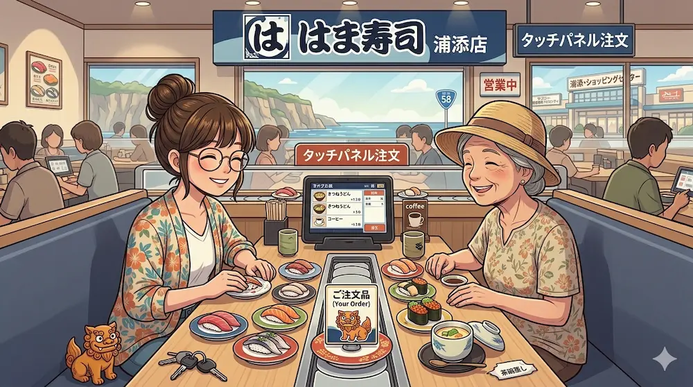 沖縄お昼はま寿司