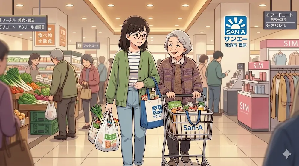 午後の買い物
